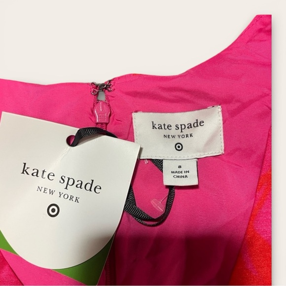 Kate Spade x Target Rose Peplum Midi Dress Size 8 NWT - Picture 6 of 7